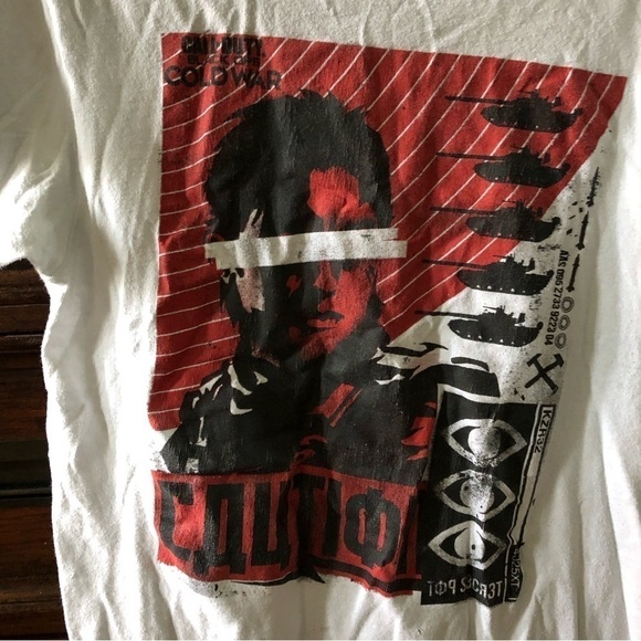 Call of Duty: Black Ops:  Cold War white short sleeve graphic tee in size M - Picture 3 of 6
